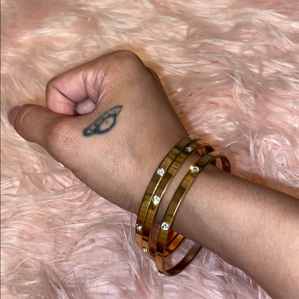 Gold Bracelet Set